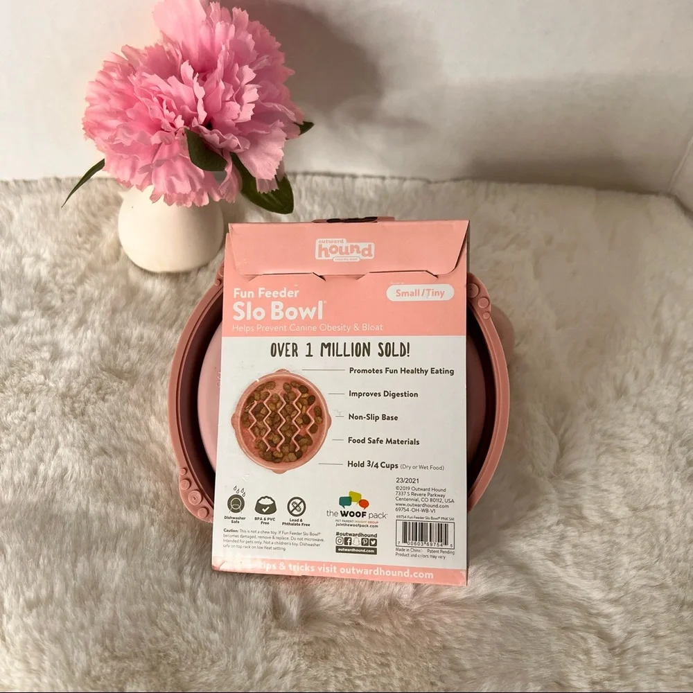 Outwar Hound Fun Feeder Slo Bowl Small/Tiny 💕